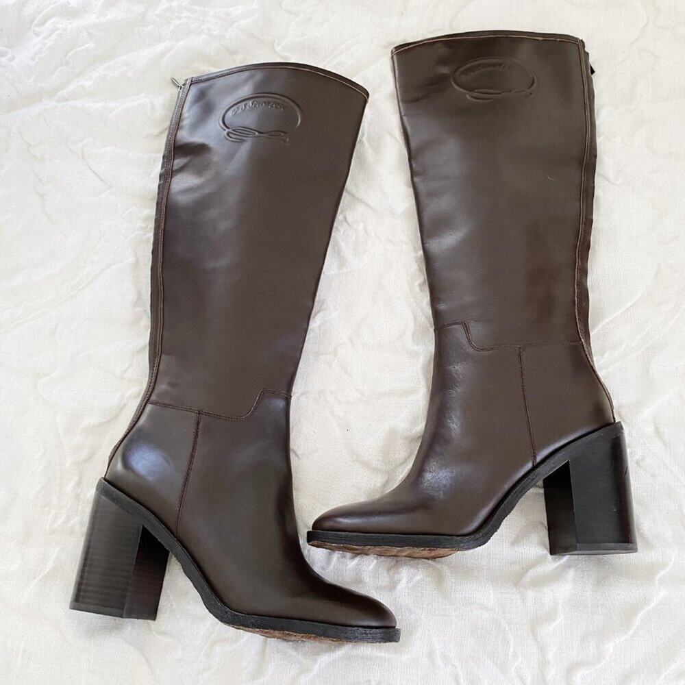 Franco Sarto Women's L-rivettall Knee High Boot Size 10 New